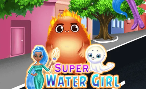 Water Girl Bath Time